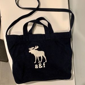 Abercrombie and Fitch Navy tote